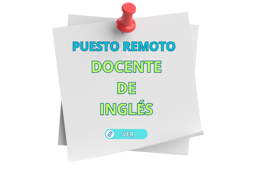 Docente de Inglés en Perú Oferta de Empleo Remoto